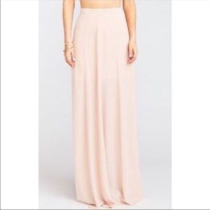 SHOW ME YOUR MUMU|Princess Ariel Maxi Skirt Blush